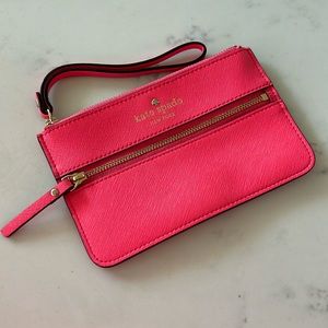 Hot pink Kate Spade wristlet! NWOT! Never used!